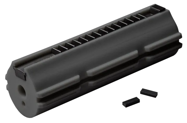 Pistone ZERO-SHOCK in tecnopolimero caricato fibra di carbonio full metal rack 14 denti Fps (PM04CF)