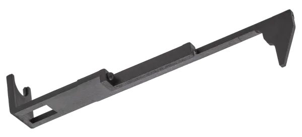 Asta spingipallino in tecnopolimero caricato con fibra di carbonio per meccanica tokyo marui next gen recoil shock (ASRECF)